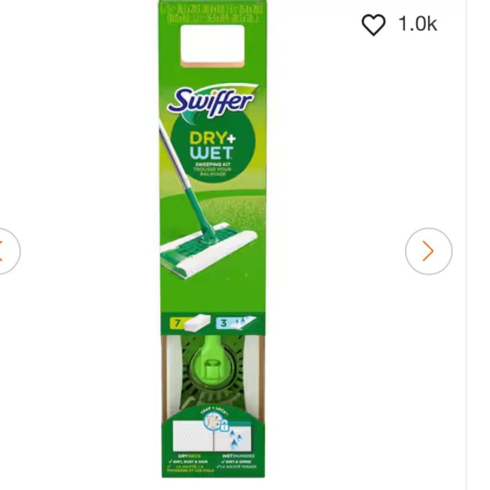 Swiffer Dry + Wet Sweeping Kit New